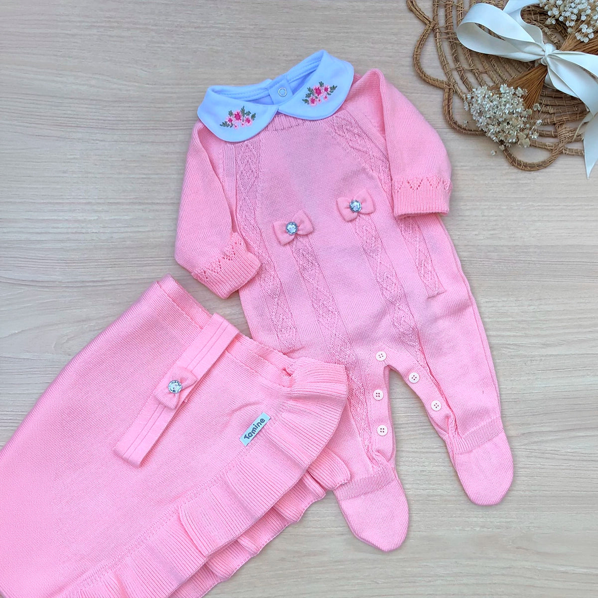 Saída Maternidade Tricot Stella