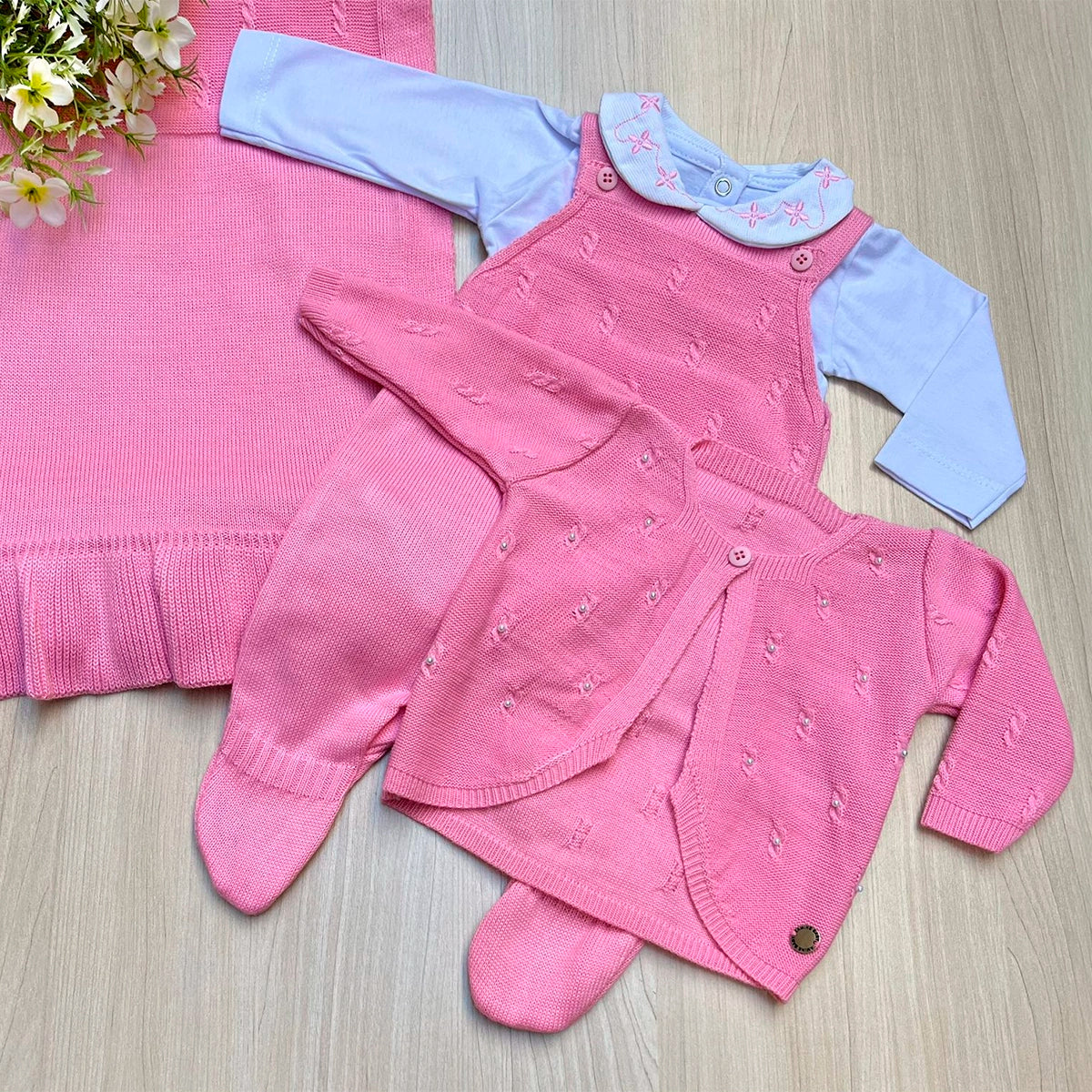 Saída Maternidade Tricot Vitória