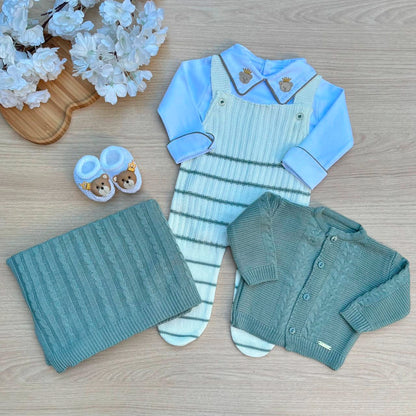 Saída Maternidade Tricot Davi