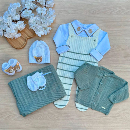 Saída Maternidade Tricot Davi