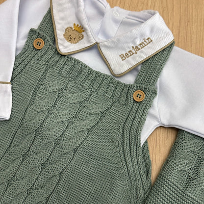 Saída Maternidade Tricot Raul Personalizado