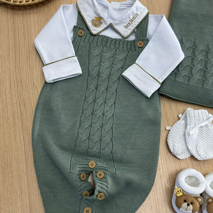 Saída Maternidade Tricot Raul Personalizado