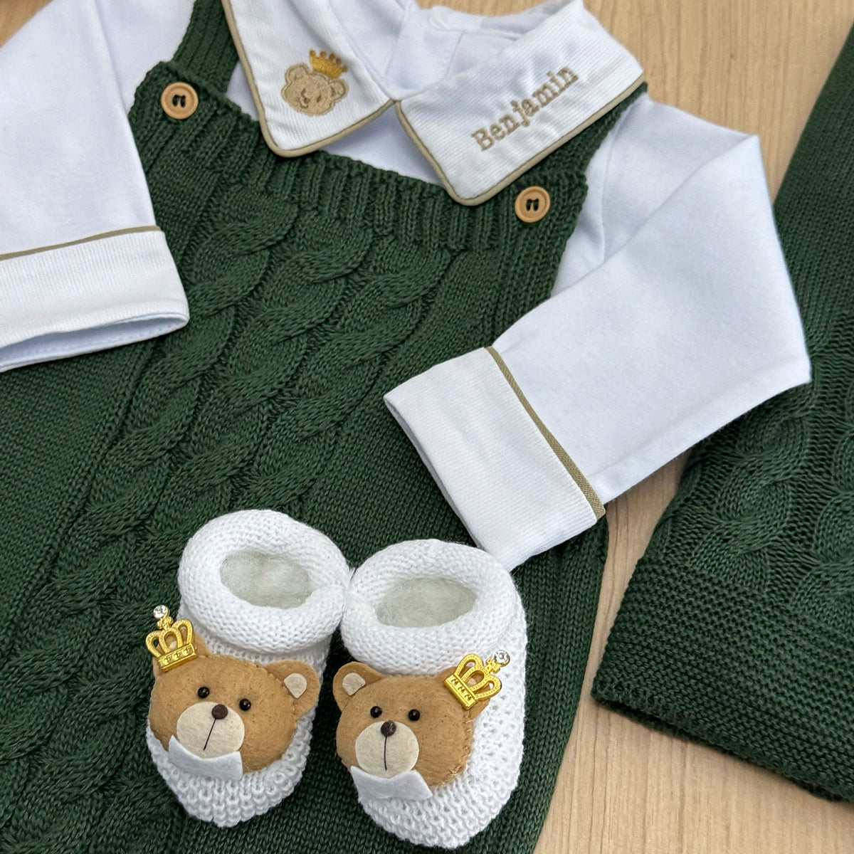 Saída Maternidade Tricot Raul Personalizado