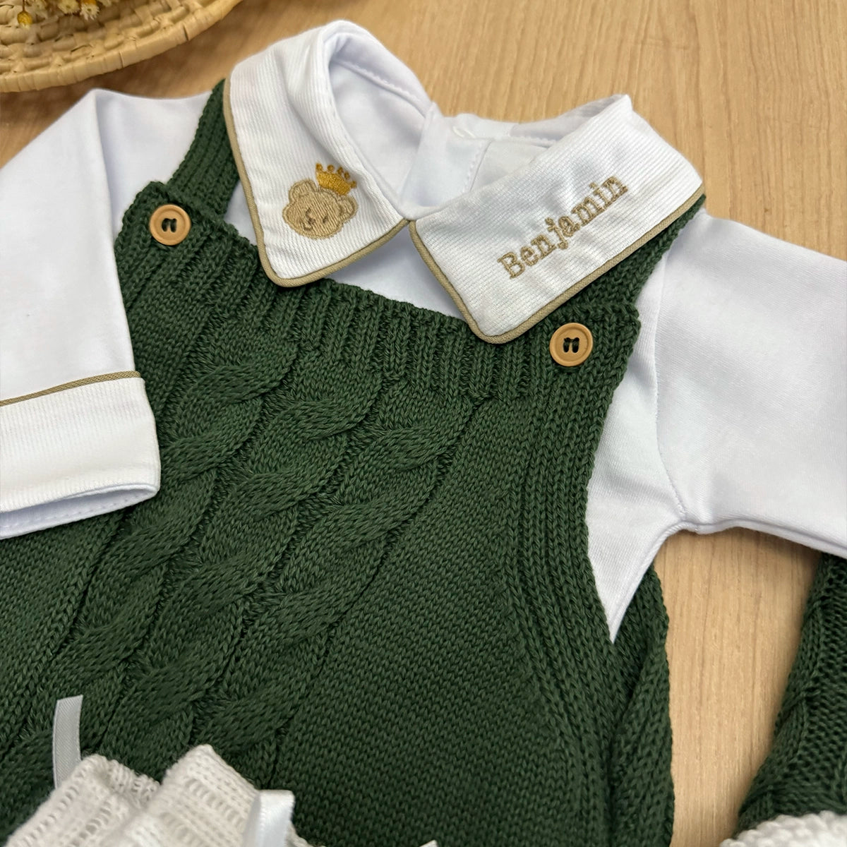 Saída Maternidade Tricot Raul Personalizado