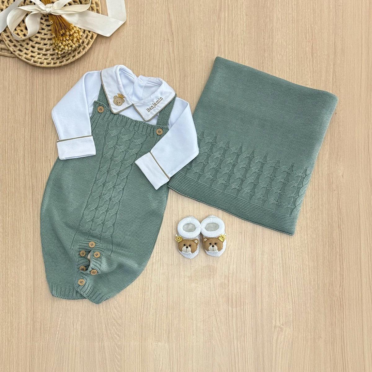 Saída Maternidade Tricot Raul Personalizado