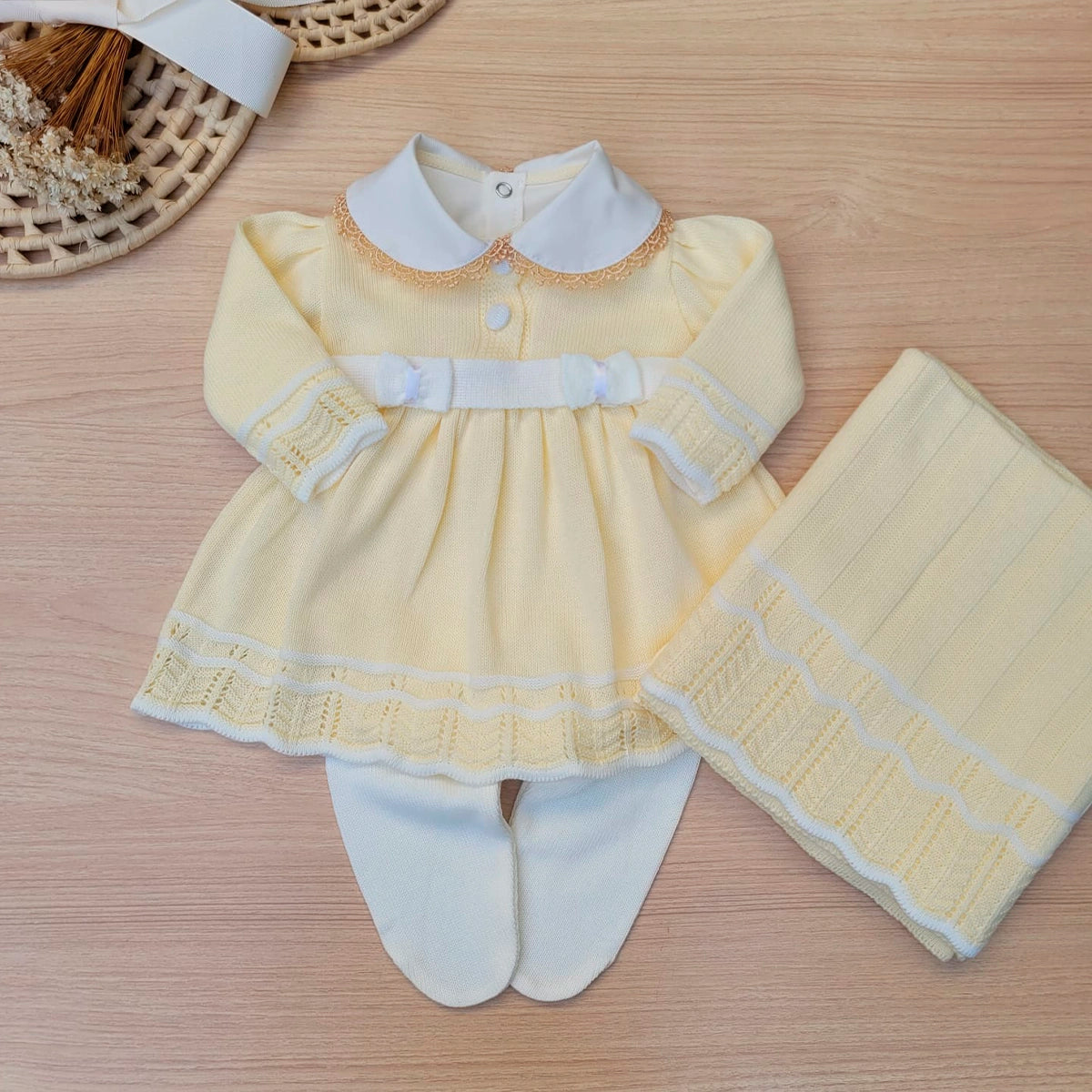 Saída Maternidade Tricot Luna