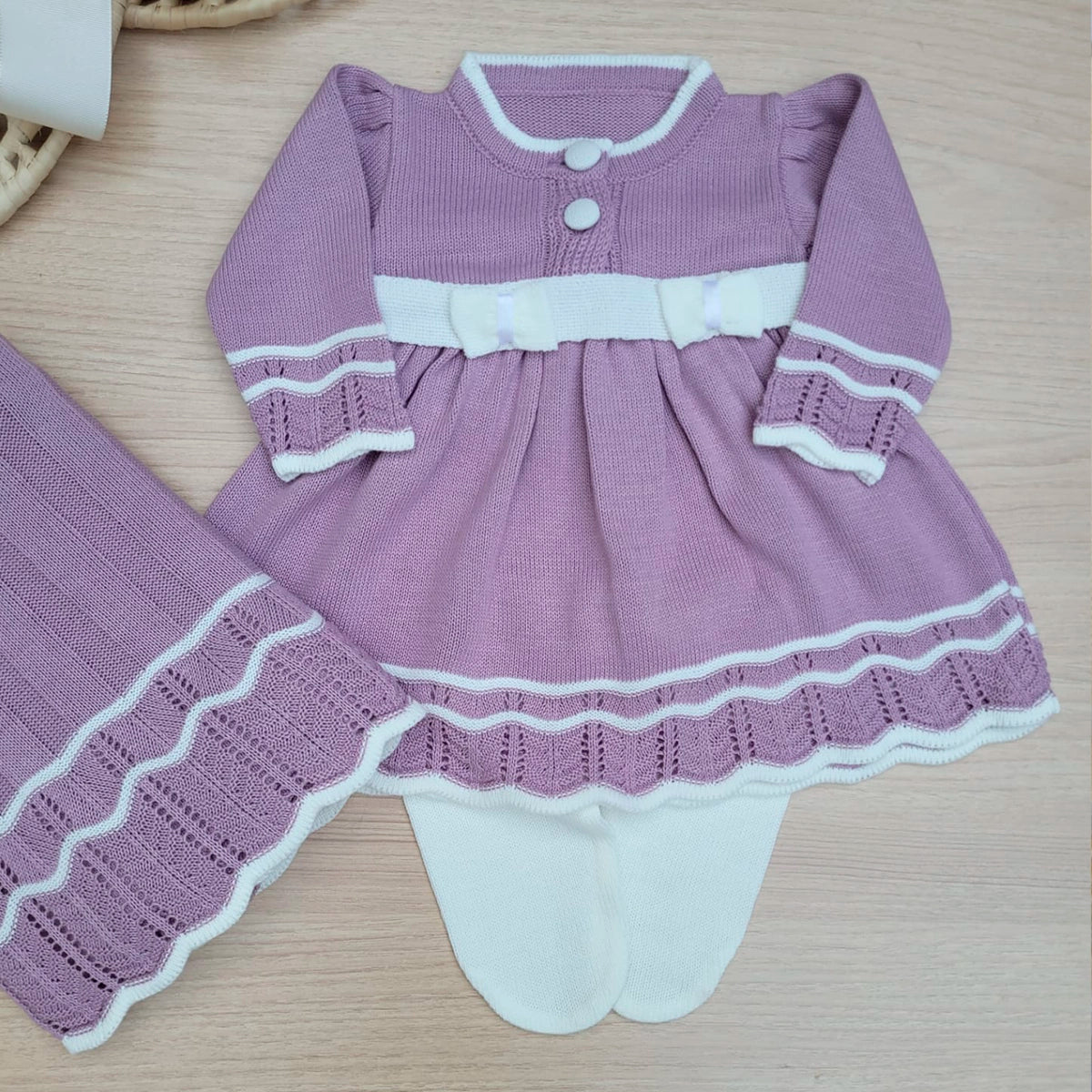 Saída Maternidade Tricot Luna