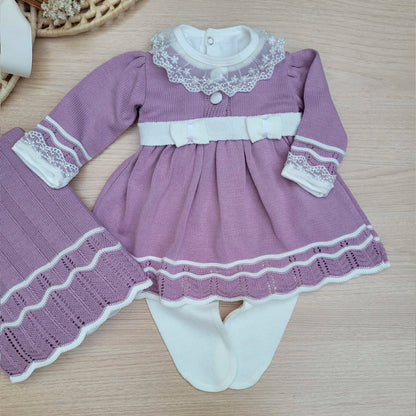 Saída Maternidade Tricot Luna