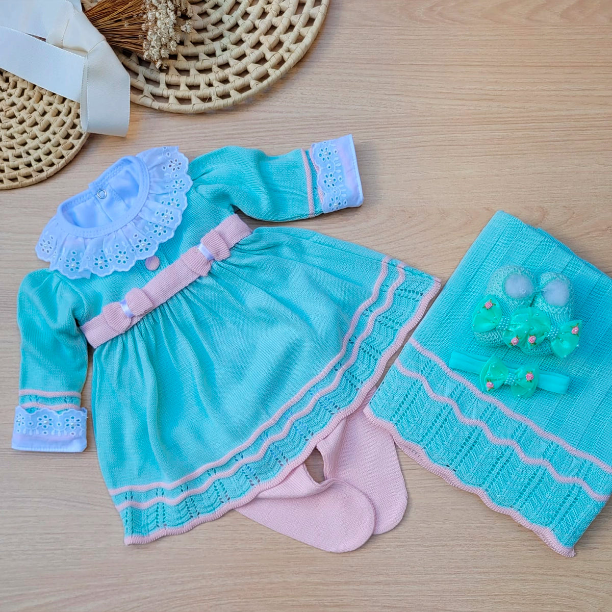 Saída Maternidade Tricot Luna