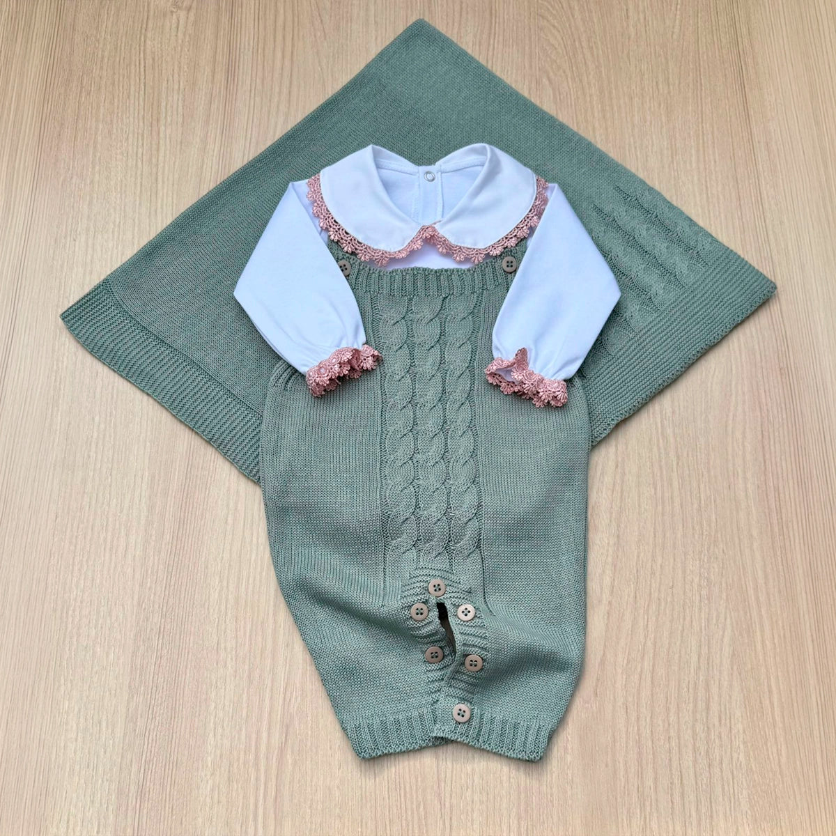 Saída Maternidade Tricot Lola