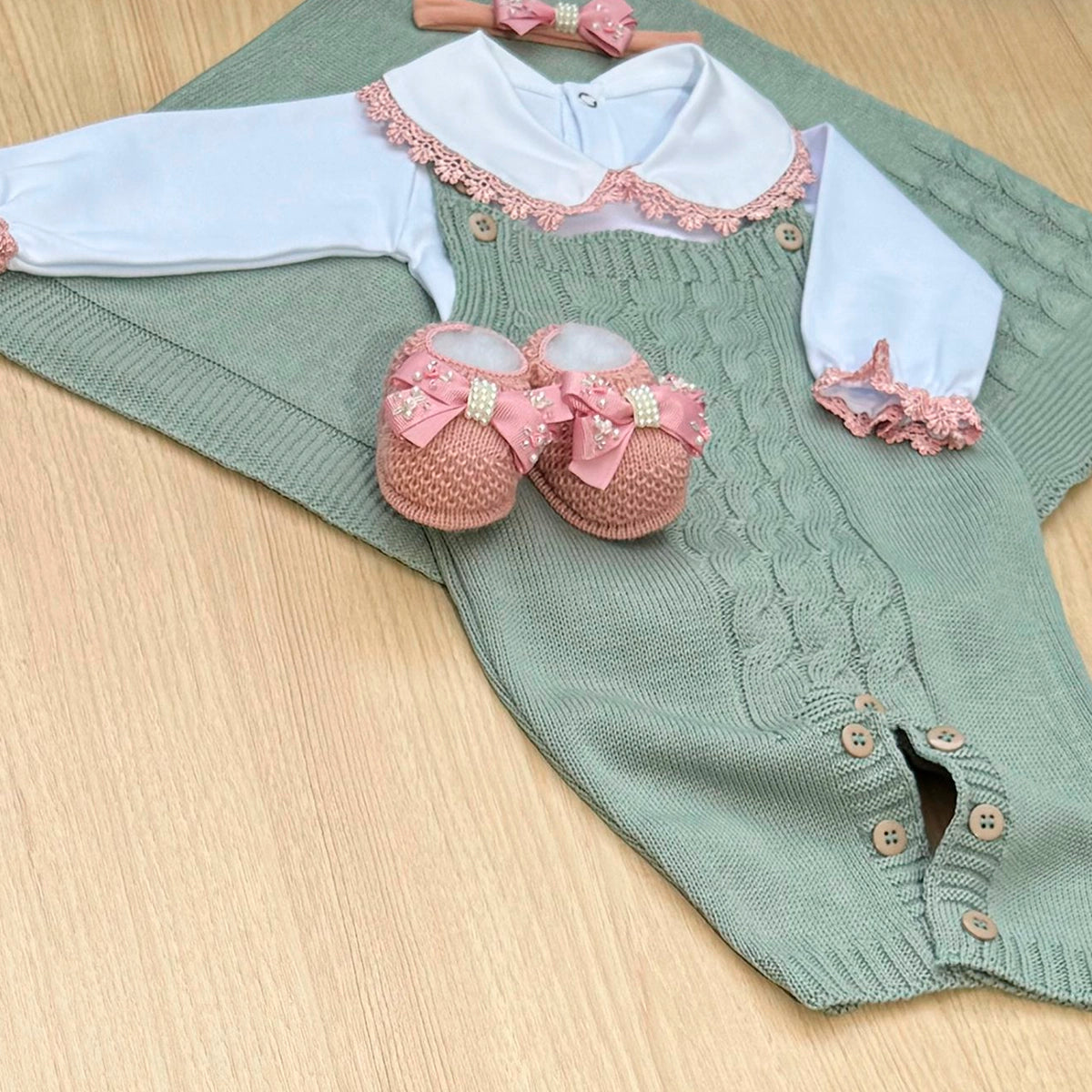 Saída Maternidade Tricot Lola