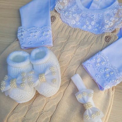 Saída Maternidade Tricot Lola