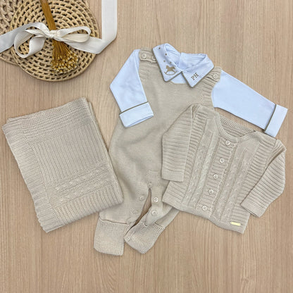 Saída Maternidade Tricot Alan Personalizado