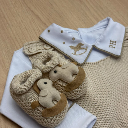 Saída Maternidade Tricot Alan Personalizado