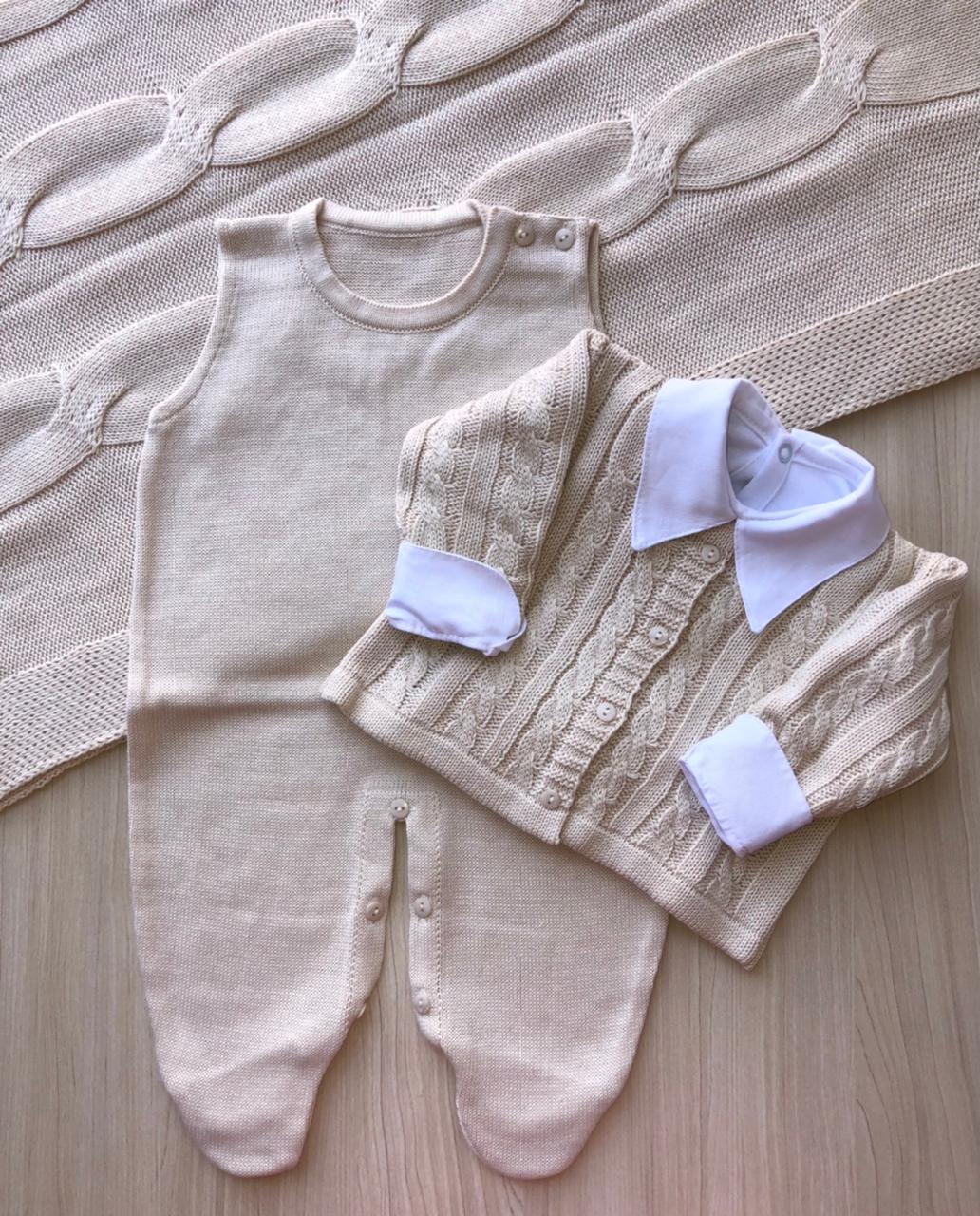 Saída Maternidade Tricot Caio