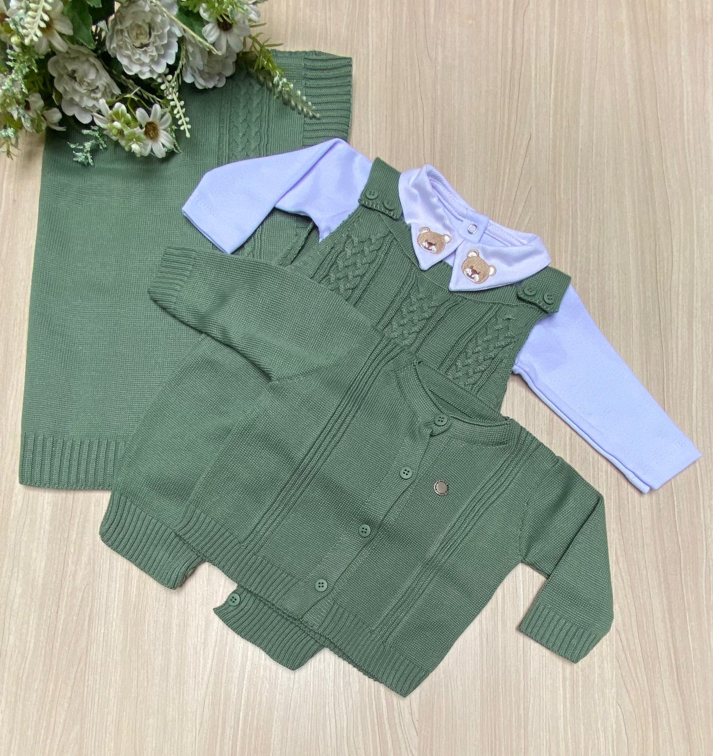 Saída Maternidade Tricot Levi
