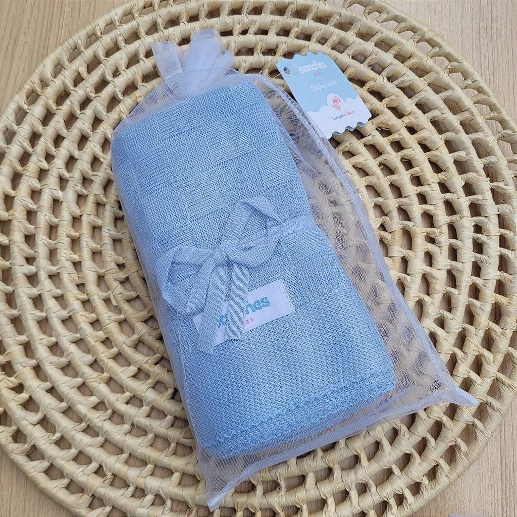 Manta Bebê Tricot Sanches