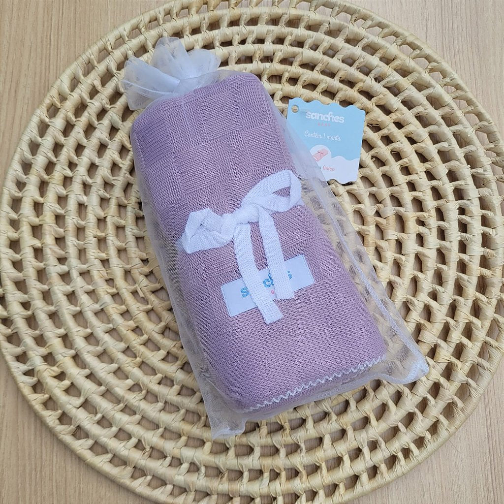 Manta Bebê Tricot Sanches