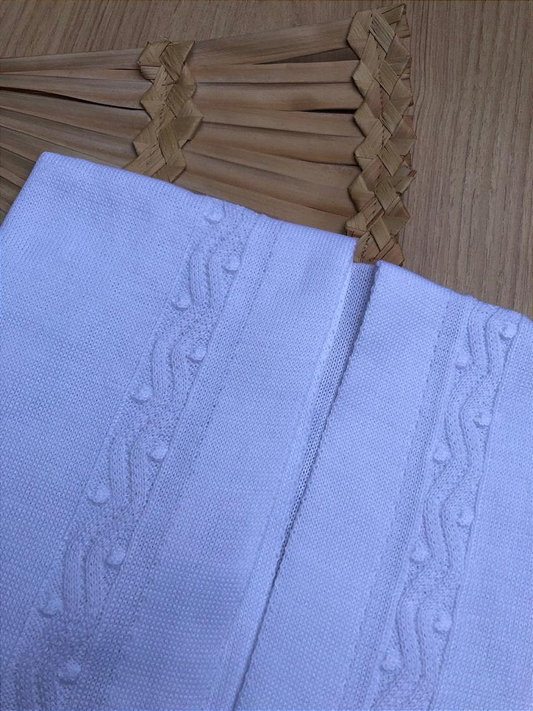Manta Bebê Tricot Bolotas