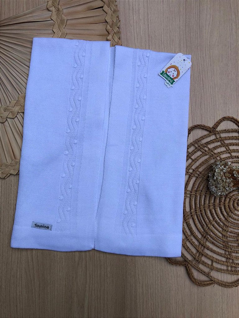 Manta Bebê Tricot Bolotas