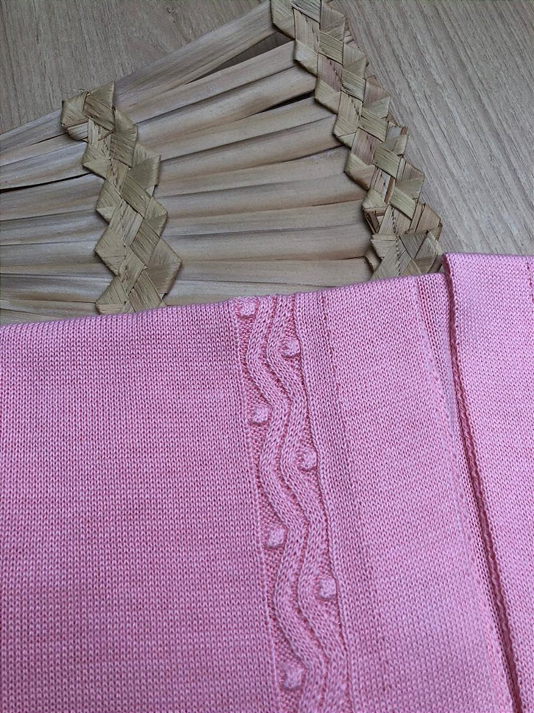 Manta Bebê Tricot Bolotas