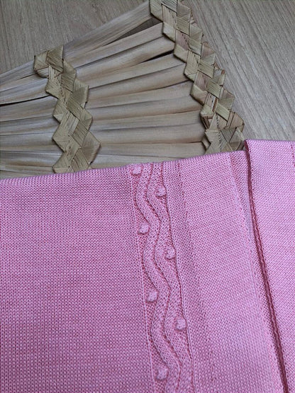 Manta Bebê Tricot Bolotas