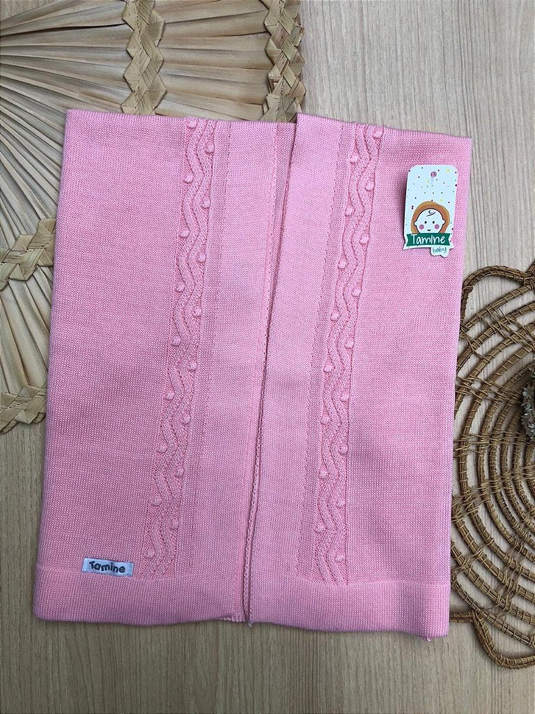 Manta Bebê Tricot Bolotas