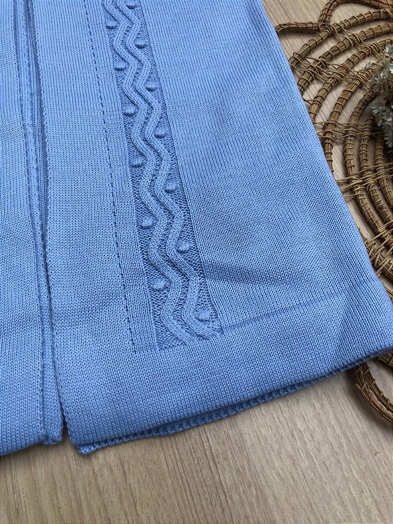 Manta Bebê Tricot Bolotas