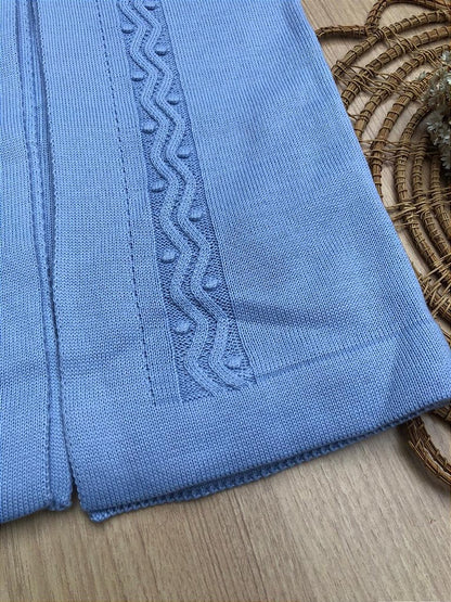 Manta Bebê Tricot Bolotas