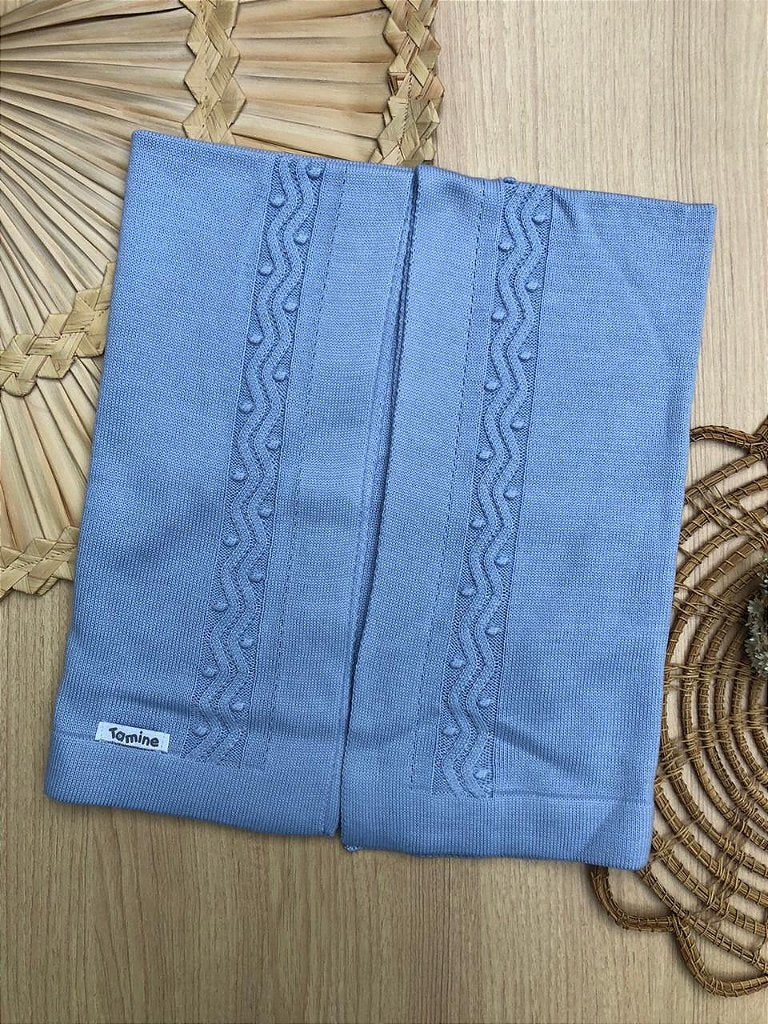 Manta Bebê Tricot Bolotas