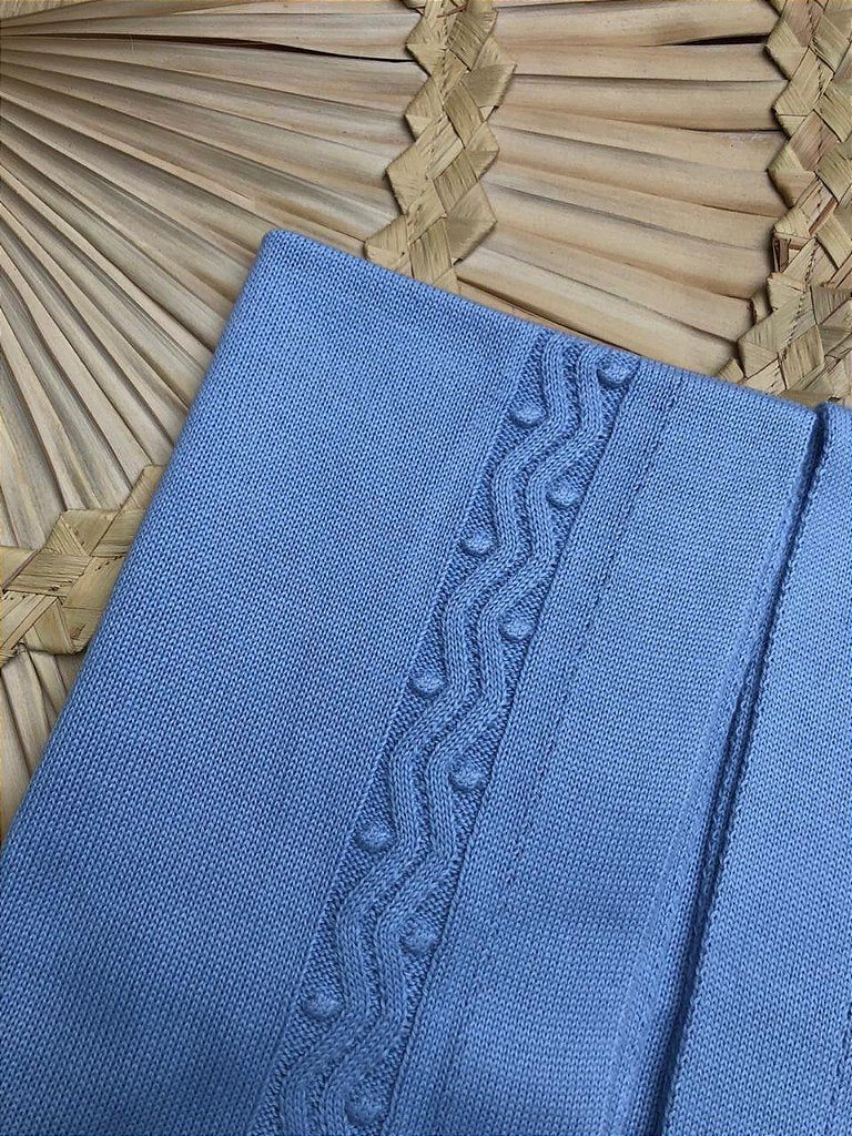 Manta Bebê Tricot Bolotas