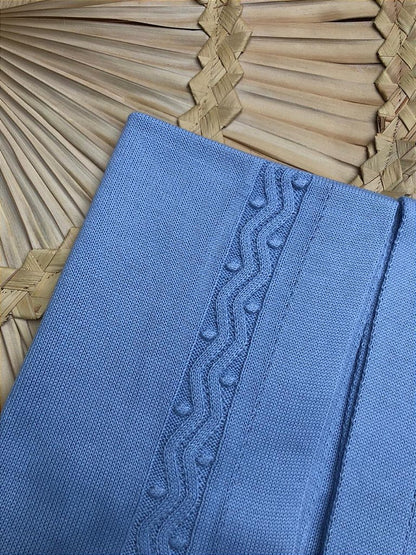 Manta Bebê Tricot Bolotas