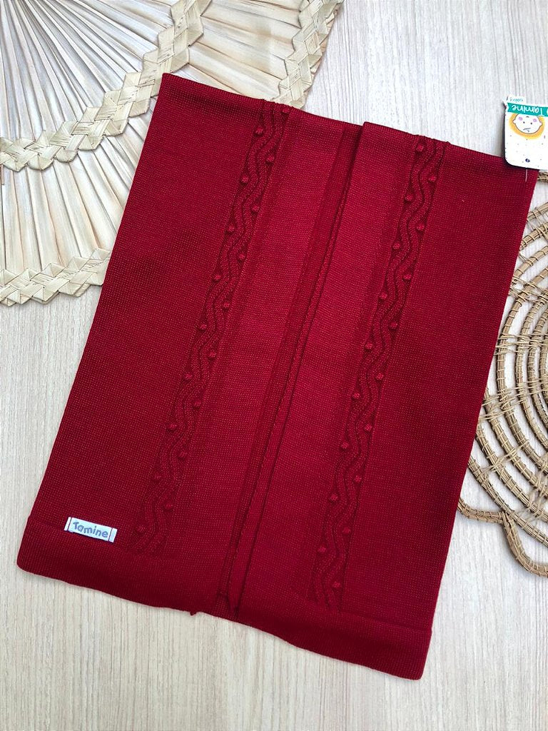 Manta Bebê Tricot Bolotas