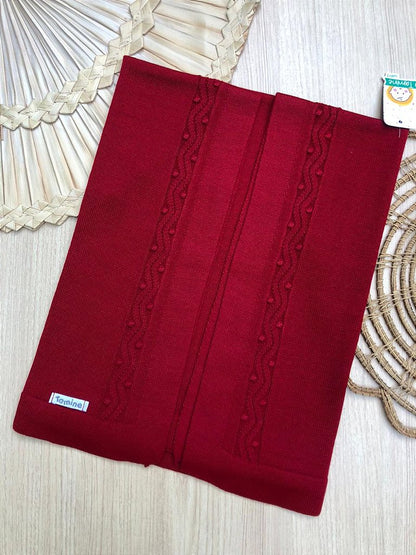 Manta Bebê Tricot Bolotas