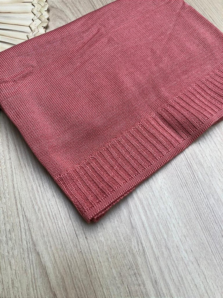 Manta Bebê Tricot Maria Clara