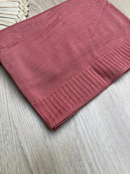 Manta Bebê Tricot Maria Clara