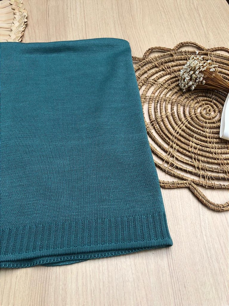 Manta Bebê Tricot Girafa