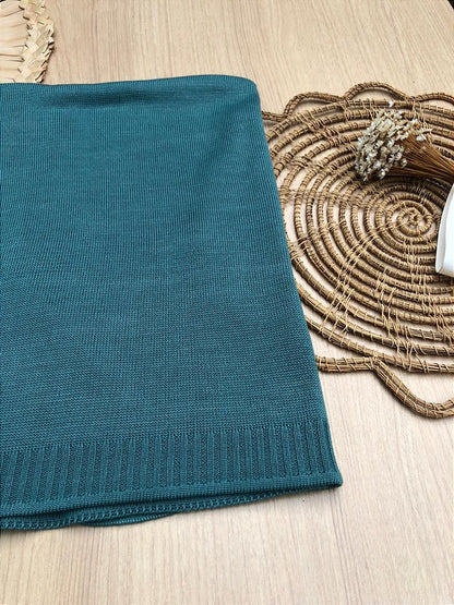 Manta Bebê Tricot Girafa