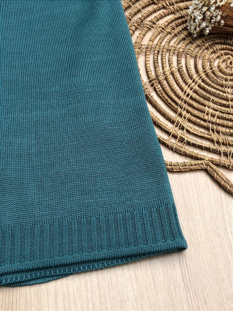 Manta Bebê Tricot Girafa