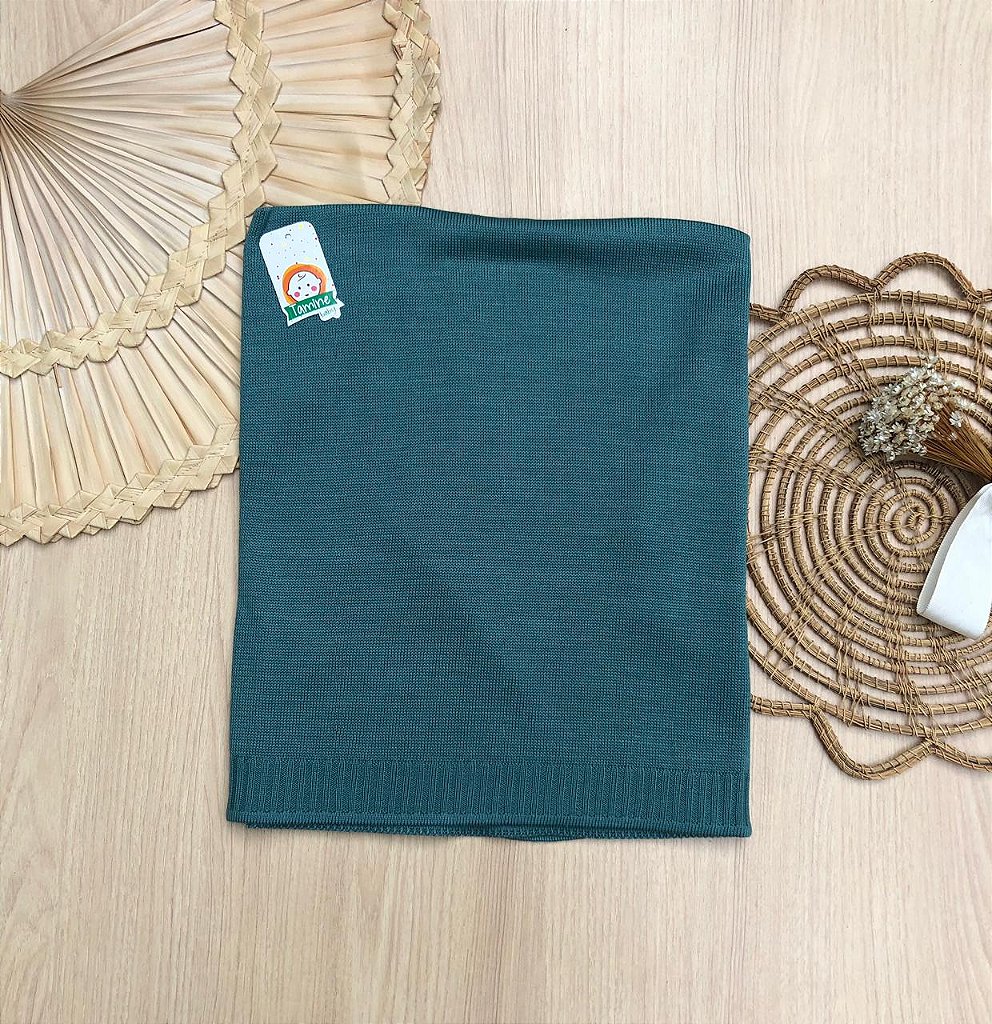Manta Bebê Tricot Girafa