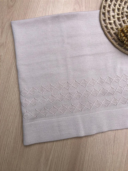 Manta Bebê Tricot Charles