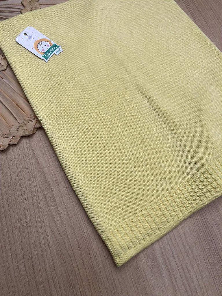 Manta Bebê Tricot Girafa