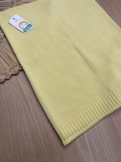 Manta Bebê Tricot Girafa