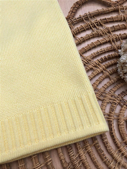 Manta Bebê Tricot Girafa