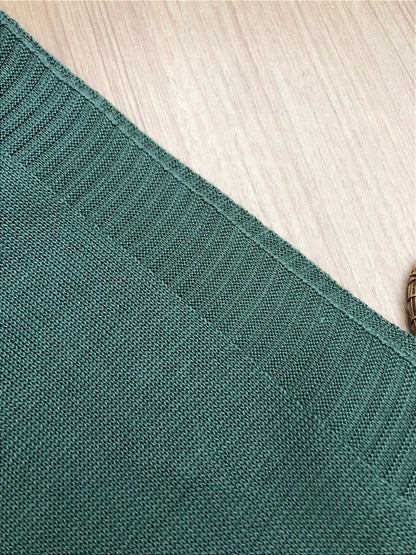 Manta Bebê Tricot Girafa